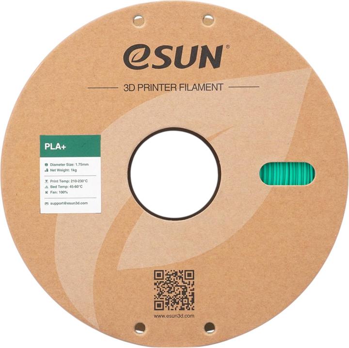 Produktbild eSUN PLA+ Jade Grün Filament 1.75mm 1Kg (PLA+, 1.75 mm, 1000 g)