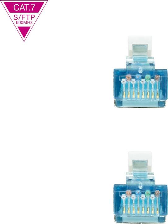 Produktbild Nanocable 10.20.1702-W (CAT7, 2 m)