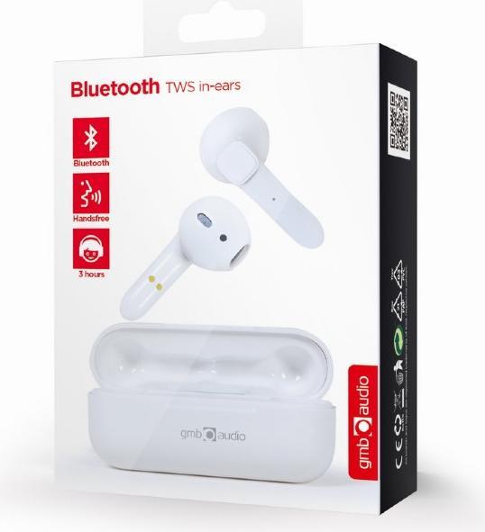 Actual product image Gembird GMB Audio Bluetooth Stereo Headphones TWS /'Vienna/' (No noise cancelling, 12 h, Wireless)