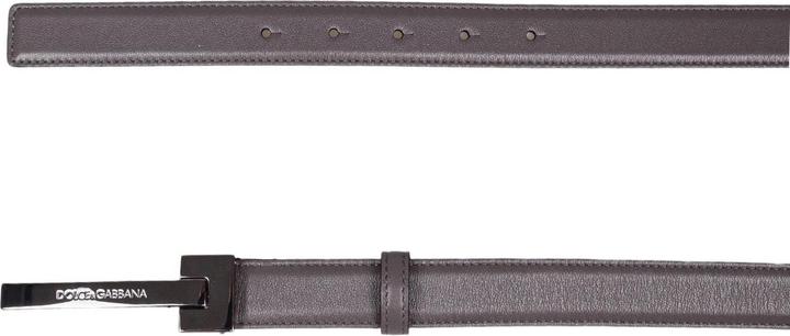 Produktbild Dolce & Gabbana leather belt with logo buckle (95)