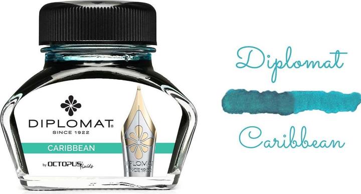 Produktbild Diplomat Tintenglas Karibik Türkis 30ml (Türkis, 1 Stk.)