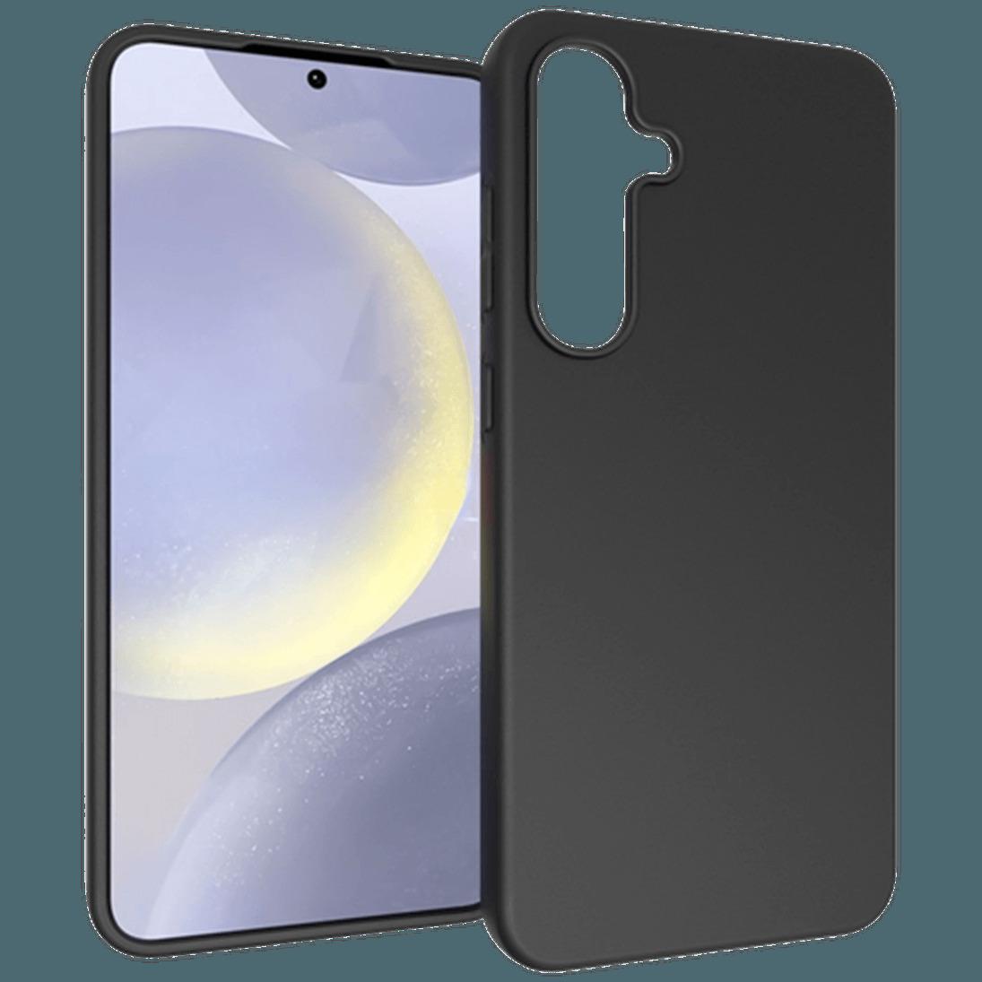 Just in Case TPU Back Cover Schwarz FE (Samsung Galaxy S24 FE), Smartphone Hülle, Schwarz