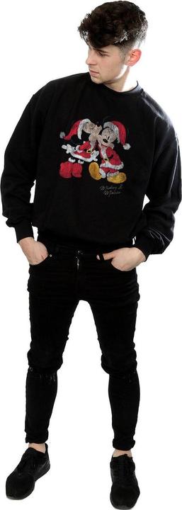 Produktbild Disney Mickey And Minnie Christmas Kiss Sweatshirt (L)