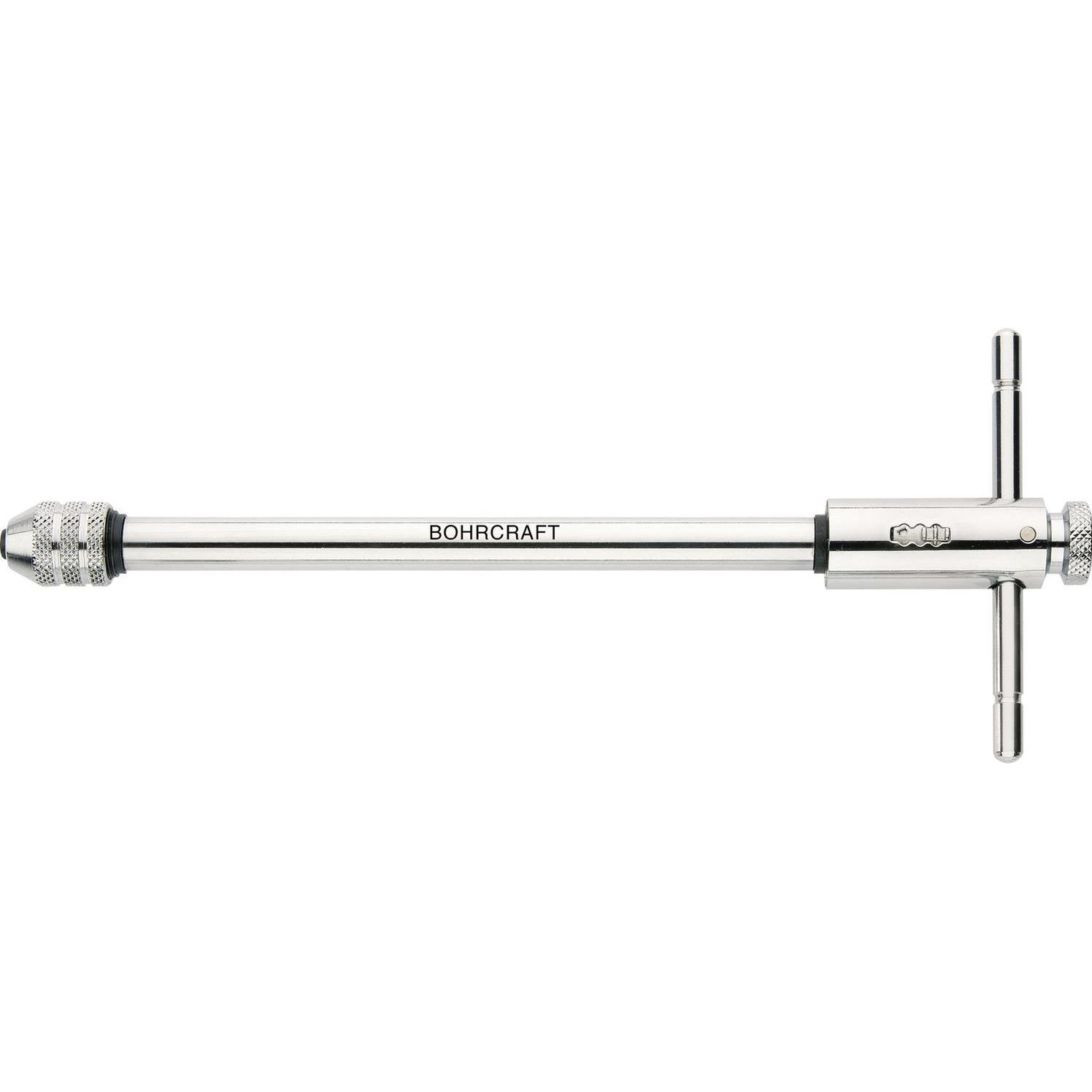 Bohrcraft, Gewindeschneider + Gewindebohrer, Werkzeughalter Zweibacken mit Knarre Gr.1L lang Länge 250 mm
