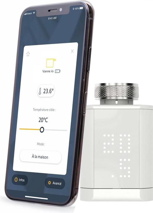 Produktbild somfy 1870508 Funk-Heizkörperthermostat TaHoma