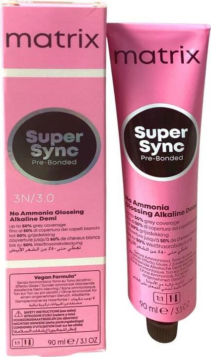 Actual product image Matrix Color Sync 3N dark brown natural 90ml (3N, 3.0 dark brown natural)