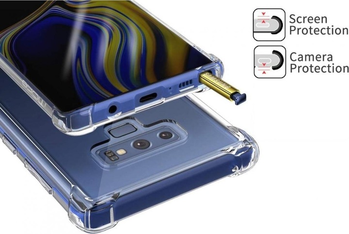Immagine prodotto Screenguard Samsung Galaxy Note9 Custodia Crystal Soft Airbag Bumper (Samsung Galaxy Note 9)
