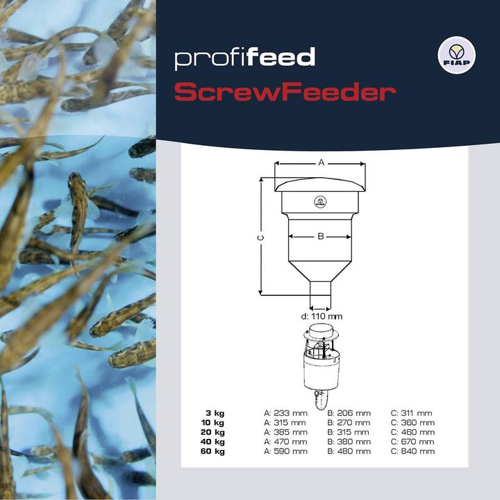 Actual product image Fiap profifeed ScrewFeeder 3 kg - Automatic feeder (Automatic feeder Digital)