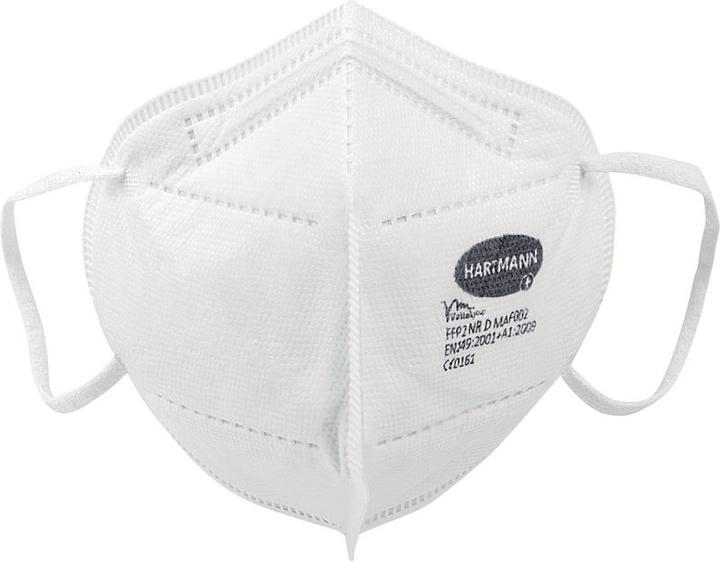 Image du produit Foliodress Mask FFP2 Loop blanc (50 pcs) (FFP2, 50 x)