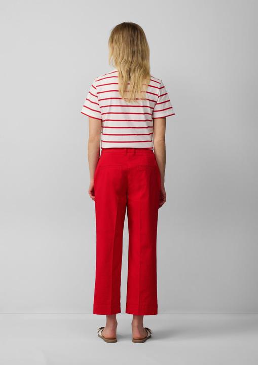 Actual product image S.Oliver Hose High-Rise-Culotte aus Baumwollstretch mit Bügelfalten (42)