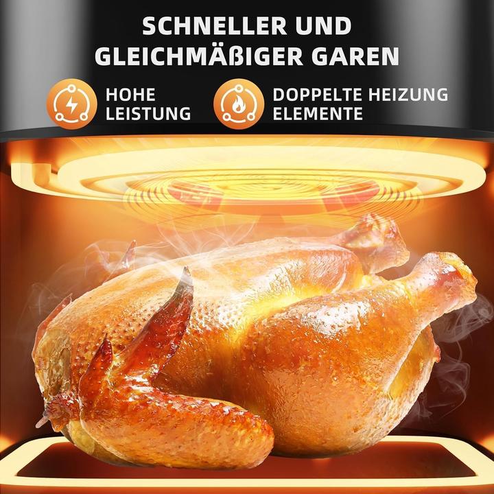 Actual product image Kiseely Heissluftfritteuse