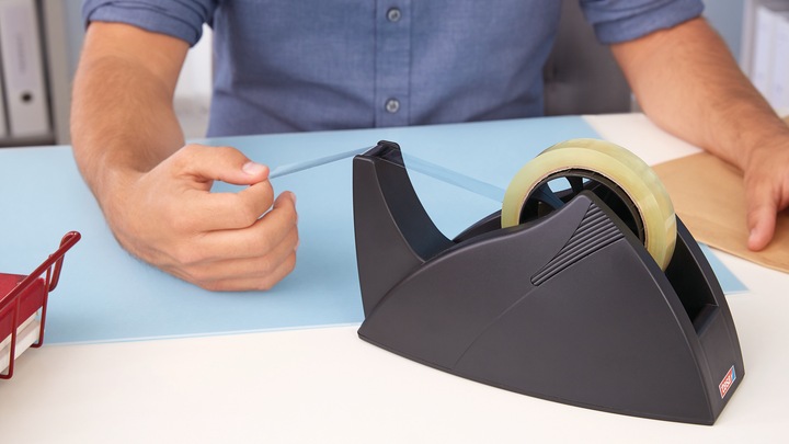 Immagine prodotto tesa EASY CUT PROFESSIONAL Stabile dispenser da tavolo per rotoli di tesafilm di grandi dimensioni