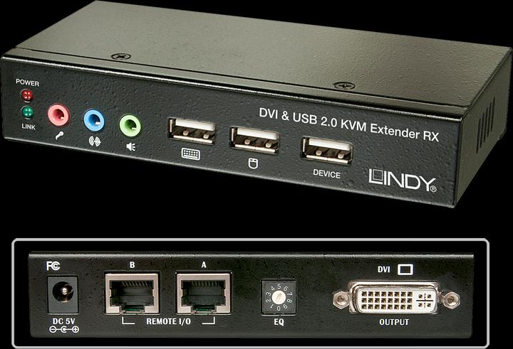 Produktbild Lindy Cat.6 KVM Extender Classic DVI USB
