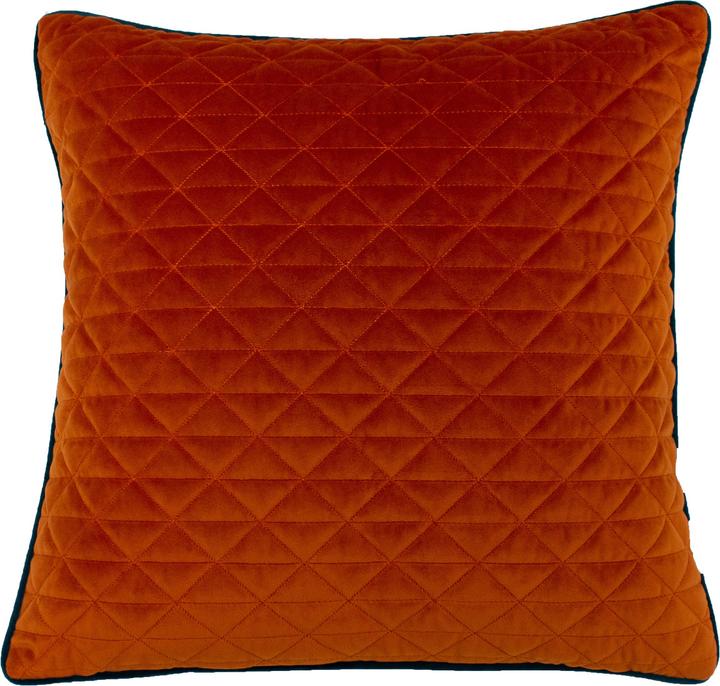Actual product image Riva Home Quartz Decorative Pillowcase With Geometry Diamond Pattern (45 x 45 cm)