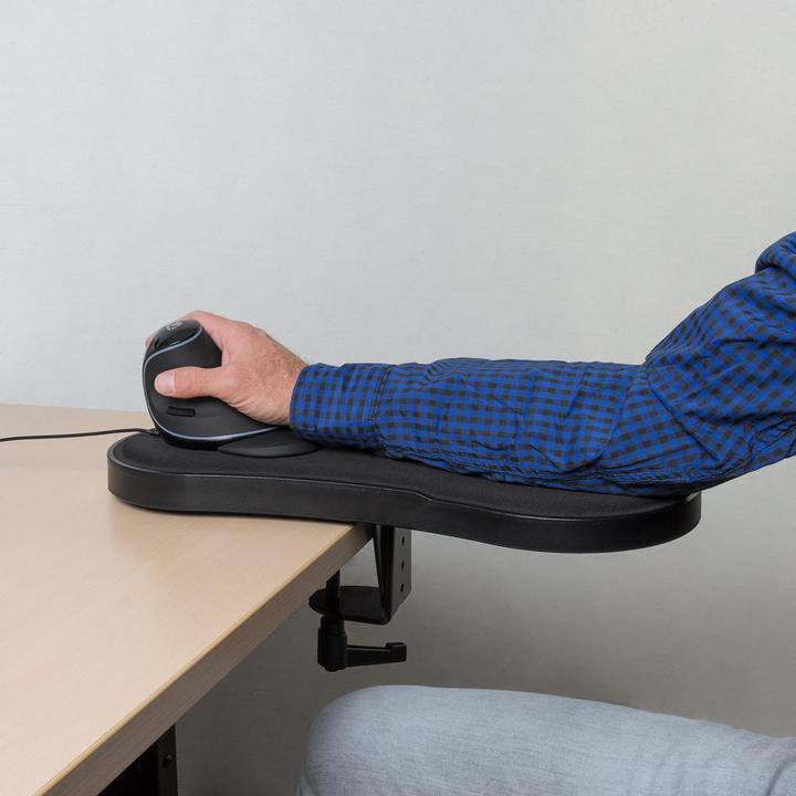Actual product image Nedis Ergonomic armrest with mouse pad, fully movable, black