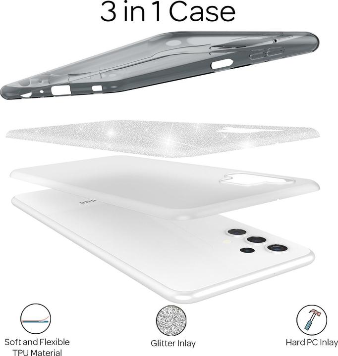 Produktbild Nalia Glitzer Handyhülle (Samsung Galaxy A32 5G)