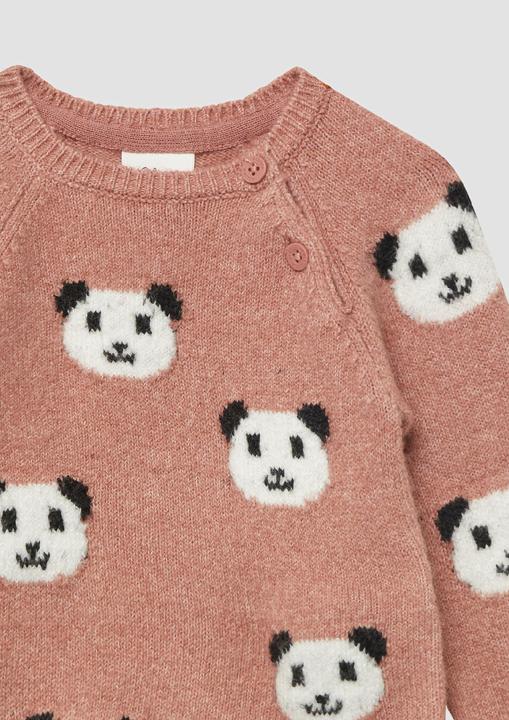 Produktbild s.Oliver Strickpullover Unisex Strickpullover mit Bärchen-Motiven (74)