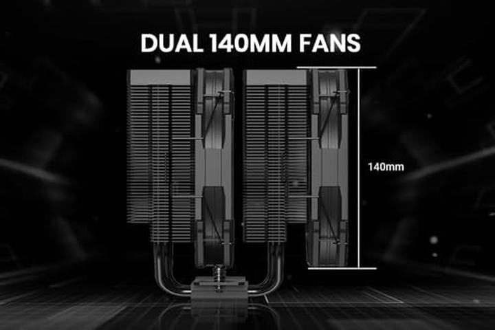 Produktbild ID-Cooling FROZN A720 BLACK - CPU Luftkler - Max 33 dBA (163 mm)