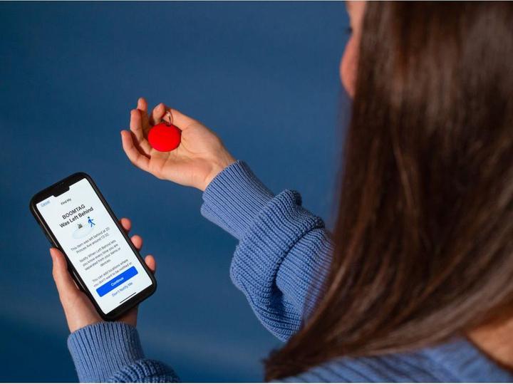 Immagine prodotto Boompods BOOMTAG rosso (iOS)