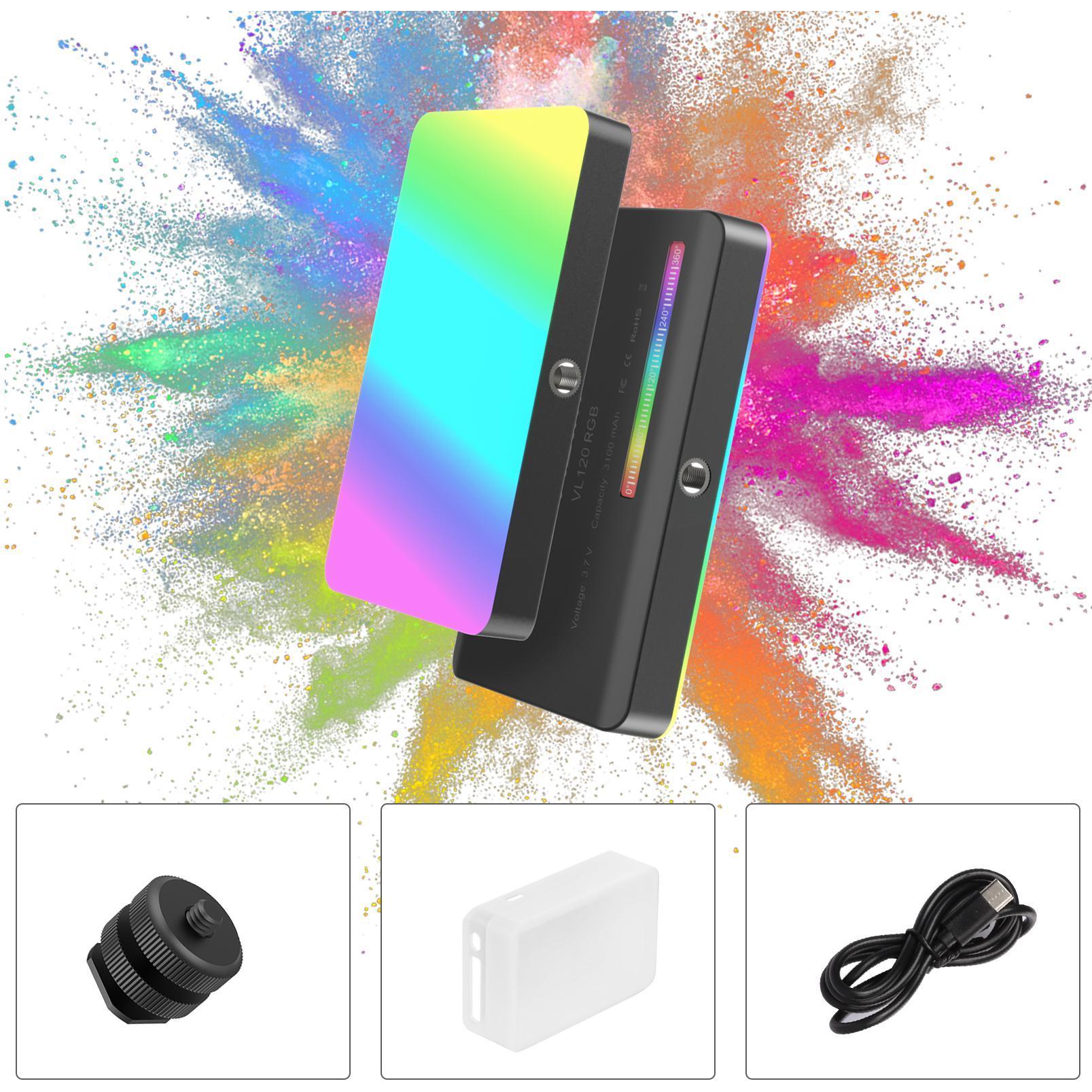 Thumbnail - Ulanzi VL120RGB (Videoleuchte), Dauerlicht, Schwarz