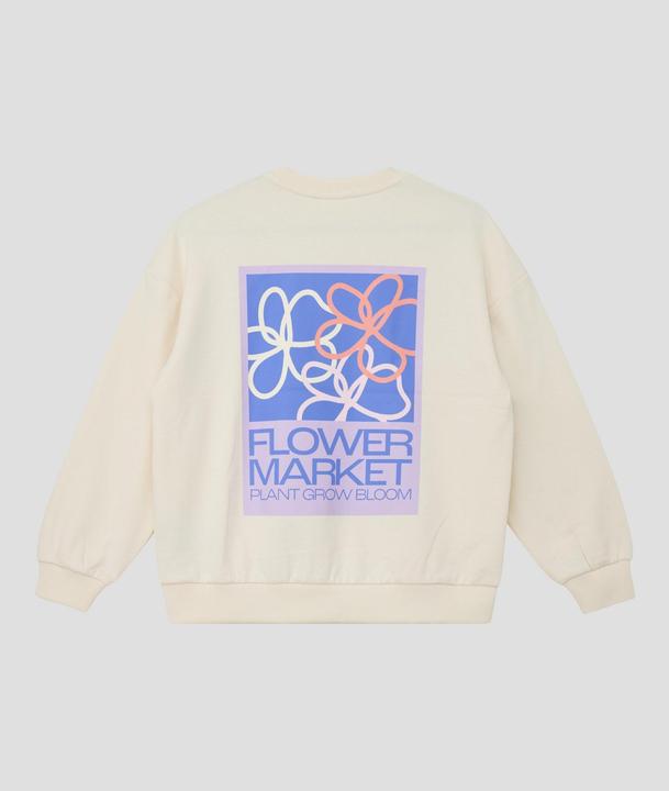 Produktbild s.Oliver Sweatshirt Oversize-Sweatshirt mit Frontprint und Rückenprint (134, 140)