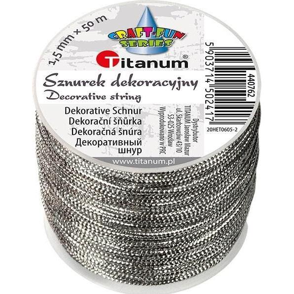 Titanum, Corda, Metallisierte Schnur mit einem 1,5 mm x 30 m grossen Silberkern (30 m)