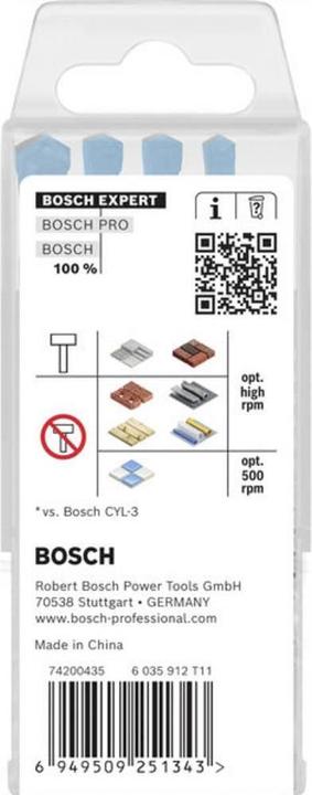 Produktbild Bosch Professional Zubehör EXPERT HEX-9 Multi Construction Bohrer-Set, 4/5/6/6/8 mm, 5-tlg. (4 mm, 5 mm, 6 mm, 8 mm)