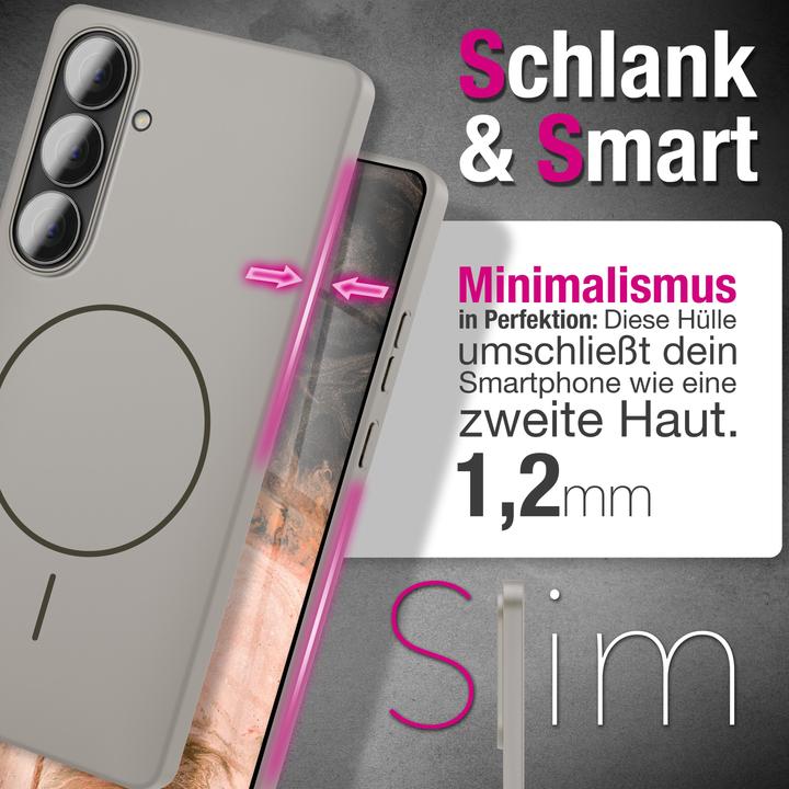 Produktbild Nalia Cover "Cloud" - Ultradünnes MagSafe Hardcase - Matt, Vergilbungsfrei & Anti-Fingerabdruck (Samsung Galaxy S26)