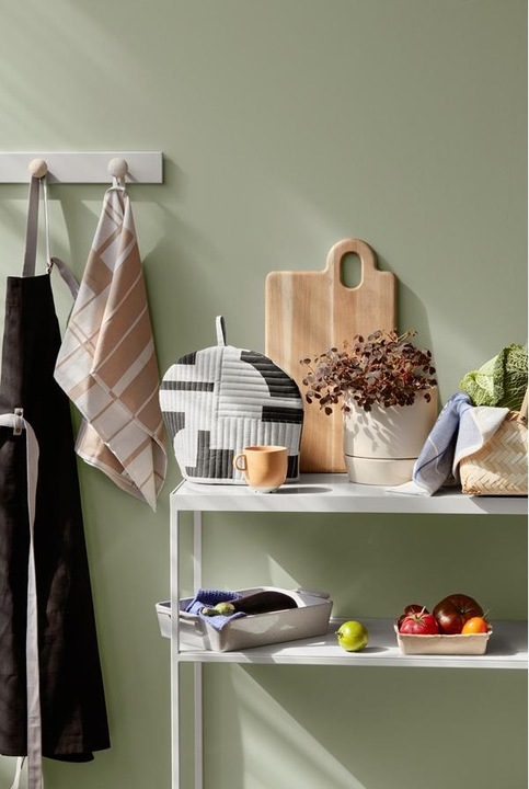Actual product image Broste Copenhagen Tea towels 50 x 70 cm - Set of 2 pc - Benny Indian Tan (50 x 70 cm)