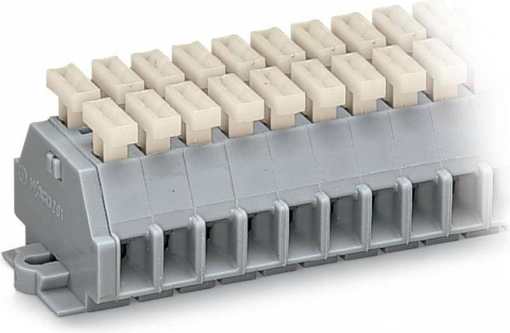 Actual product image Wago 6 way quick connect terminal block