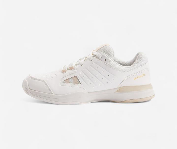 Image du produit Artengo Chaussures De Tennis Femmes Terre Battue Ts500 Blanc Beige (41)