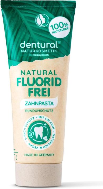 Produktbild happybrush Dentural Natural Fluoridfrei (75 ml)