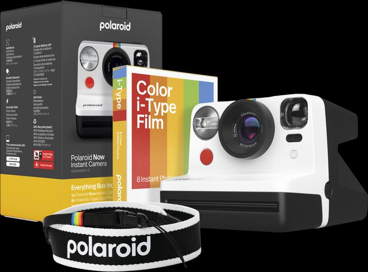 Polaroid Now Gen 2 E-Box Camera Limited Edition - Black & white