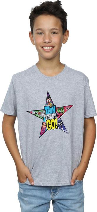 Immagine prodotto Teen Titans Go Star Logo Maglietta Ragazzi (140, 146)
