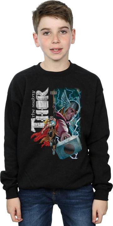 Actual product image Boys The Mighty Thor Mighty Duo Sweatshirt (152, 158)