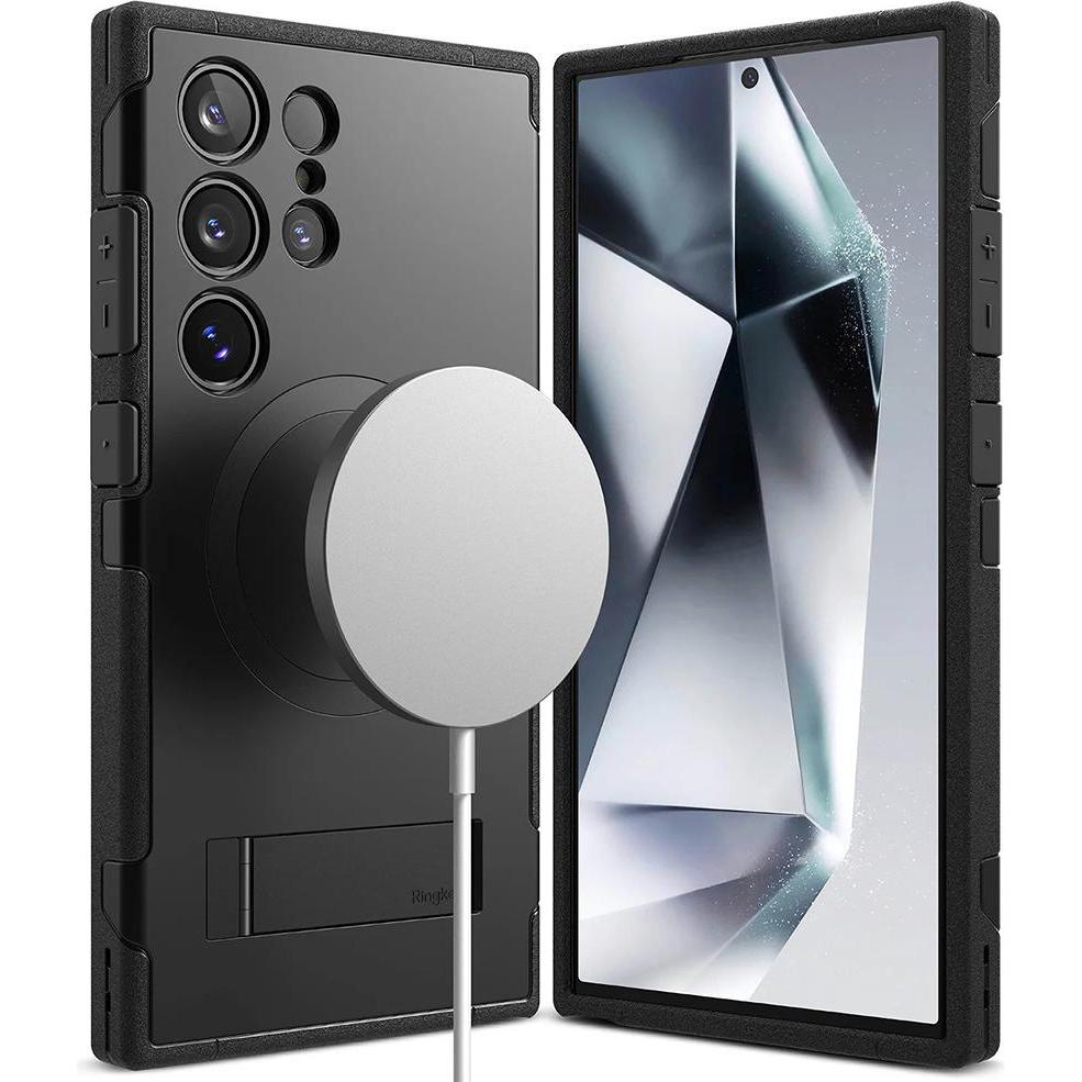 Ringke - Alles MagSafe - Samsung Galaxy S24 Ultra - Black (Samsung Galaxy S24 Ultra), Cover smartphone, Nero