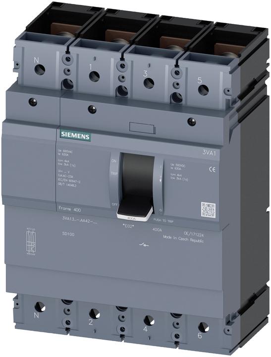 Actual product image Siemens 3VA1340-1AA42-0AA0 3VA1 IEC 400 4-pole switch-disconnector