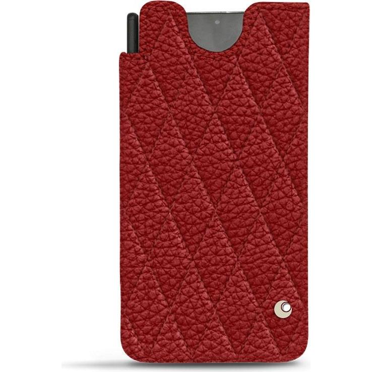 Noreve Lederschutzhülle (Samsung Galaxy S21 Ultra), Smartphone Hülle, Rot