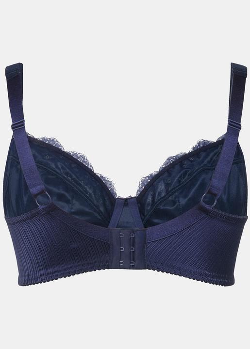 Actual product image Ulla Popken Satin and Lace Underwire Bra (85 E)