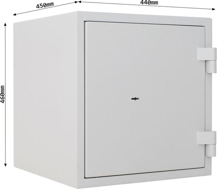 Immagine prodotto Rottner Cassaforte per documenti ignifuga S2 Fire Safe 40 con serratura a doppia mappa (33 l)