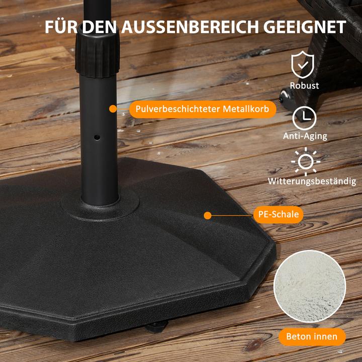 Produktbild Outsunny Sonnenschirmständer mit PE-Rahmen