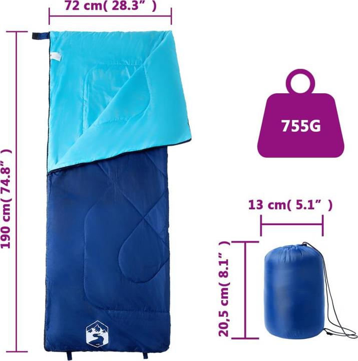 Produktbild vidaXL Schlafsack (190 cm)