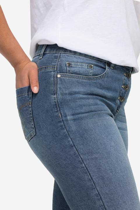 Produktbild Angel of Style 3/4-Jeans, 5-Pocket, Verschluss mit sichtbaren Knöpfen (56)