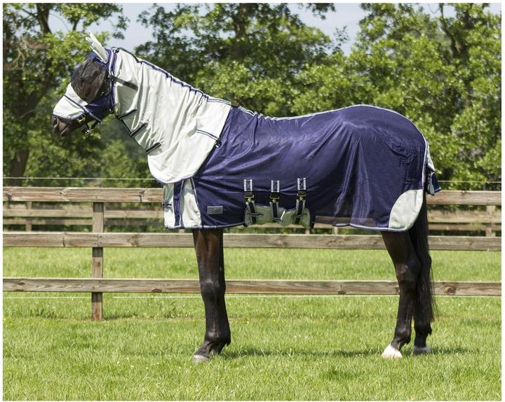 Produktbild Qhp Fliegendecke mit Hals und Haube (135 cm)
