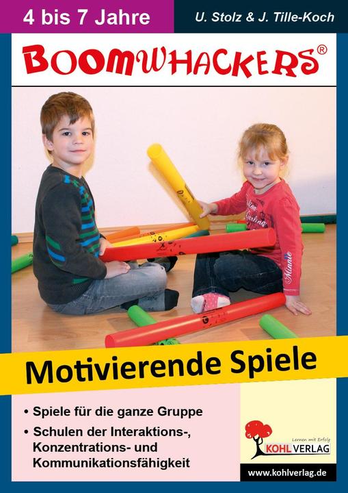 Produktbild Boomwhackers - Motivierende Spiele für KiGa & Vorschule (Deutsch, Jürgen Stolz Tille-Koch, Jürgen Tille-Koch, Ulrike Stolz, 2014)