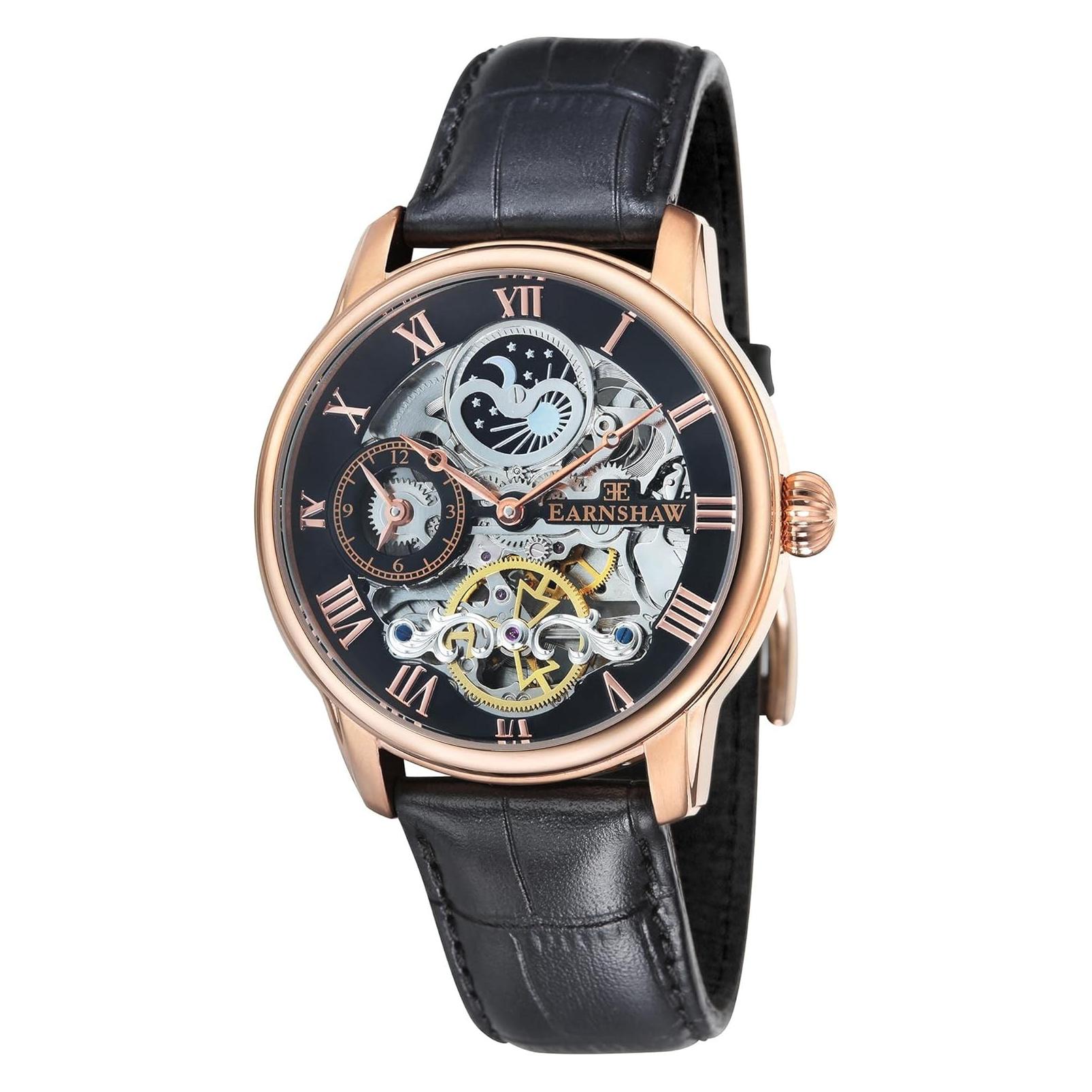 Thomas Earnshaw, Armbanduhr, Es-8006-07 Longitude, Gold, (Analoguhr, 44 mm)