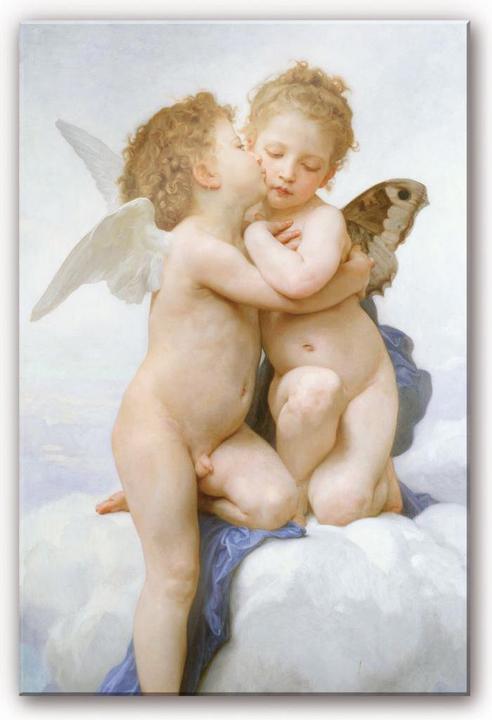 Immagine prodotto Trenddeko Bouguereau - Il primo bacio (40 x 60 cm)