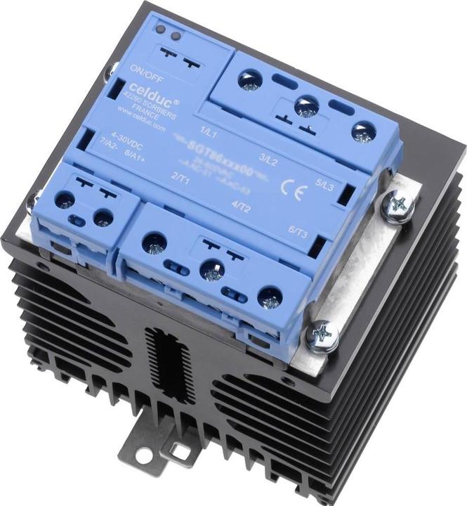 Actual product image Celduc relay Solid-state relay SGT8698503 Switching voltage (max.): 520 V/AC, 520 V/DC Zero voltage