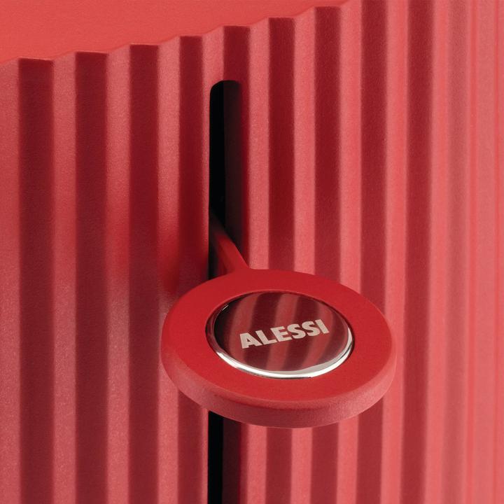 Actual product image Alessi Toaster PLISSÉ red