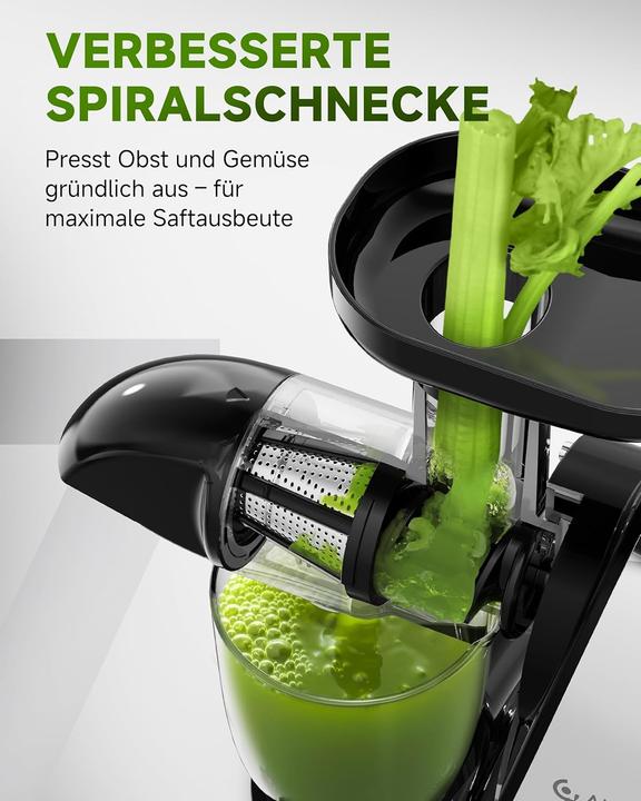 Actual product image Amzchef Cold Press Juicer Silent Reverse Function